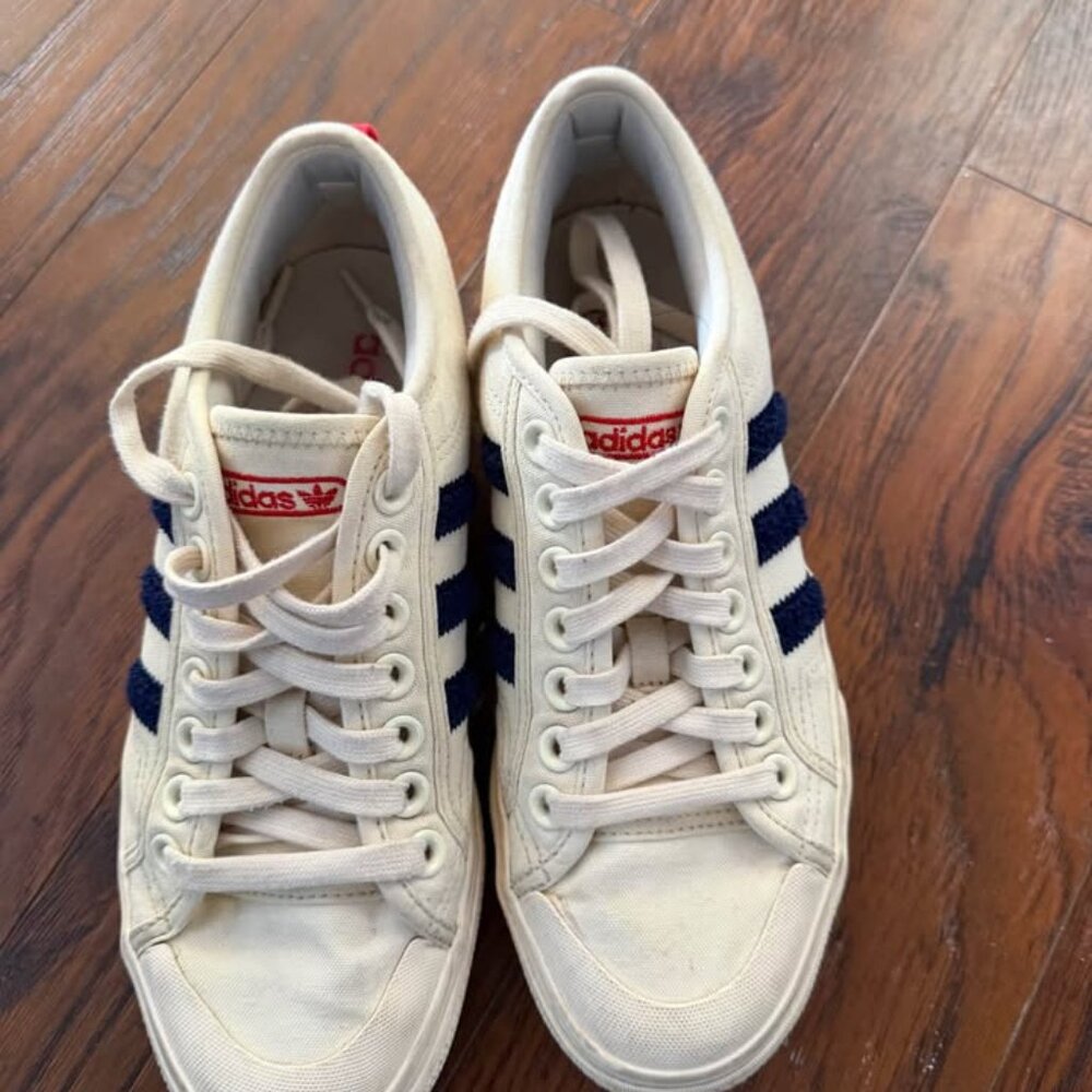 Women's Adidas White platform sneakers